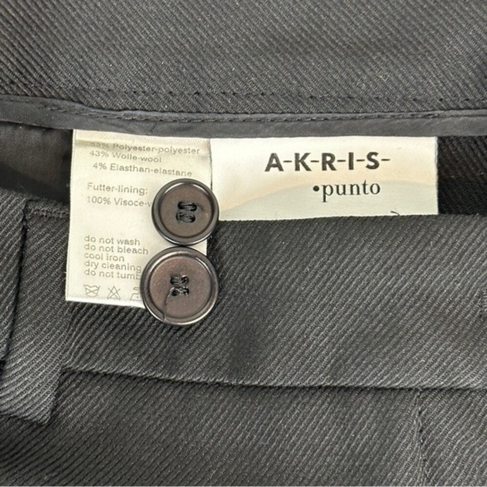 Akris Punto Fia Slim Fit Riding Pants Black 8 - Picture 7 of 8
